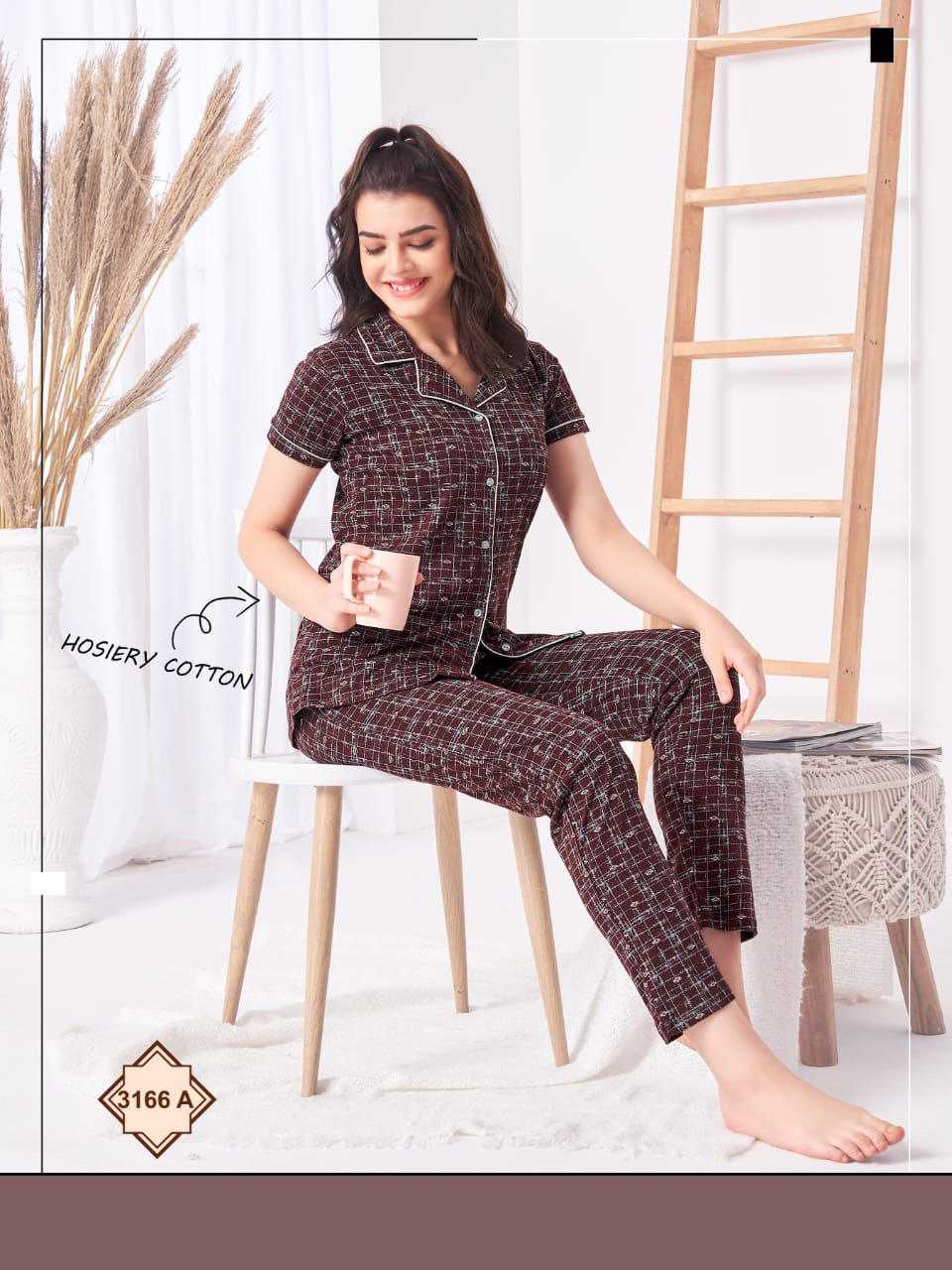 YNF COTTON LKC NIGHT SUITS WHOLESALE NIGHT WEAR MANUFACTURER        